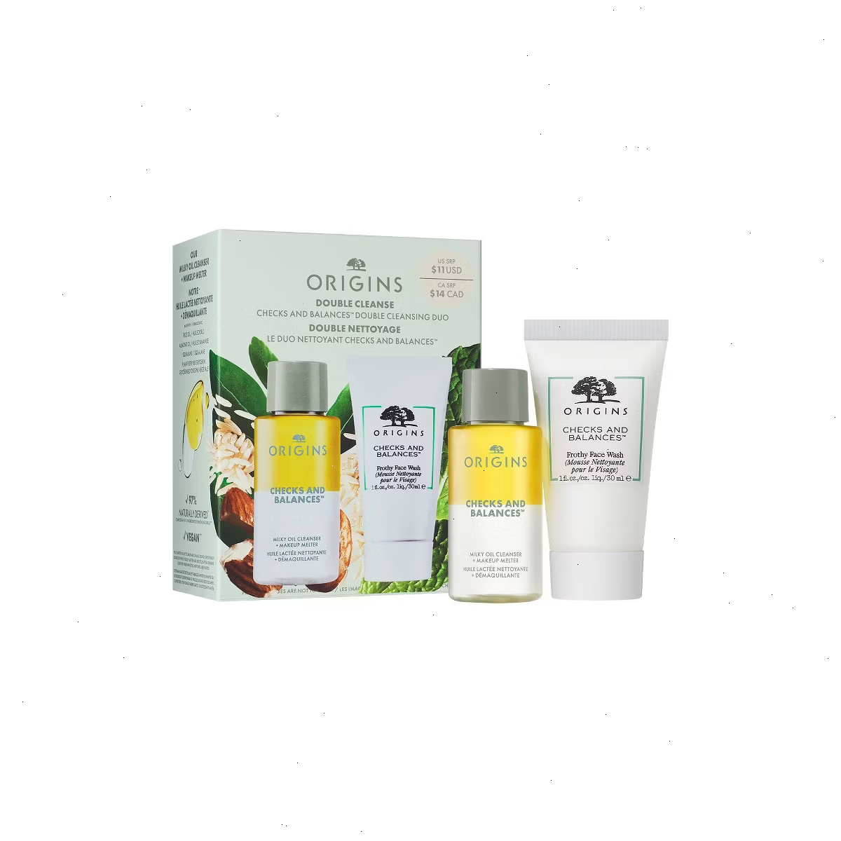 Origins Double Cleanse Checks and Balance Cleansing Duo - 2pc - Ulta Beauty