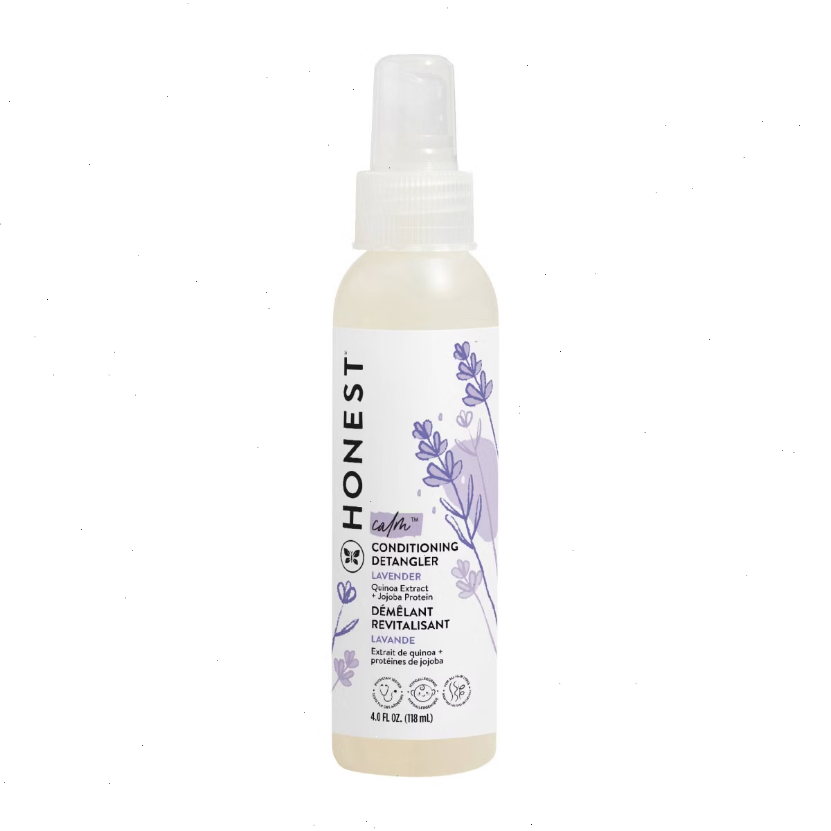 The Honest Company Calm Conditioning Detangler- Lavender - 4 fl oz